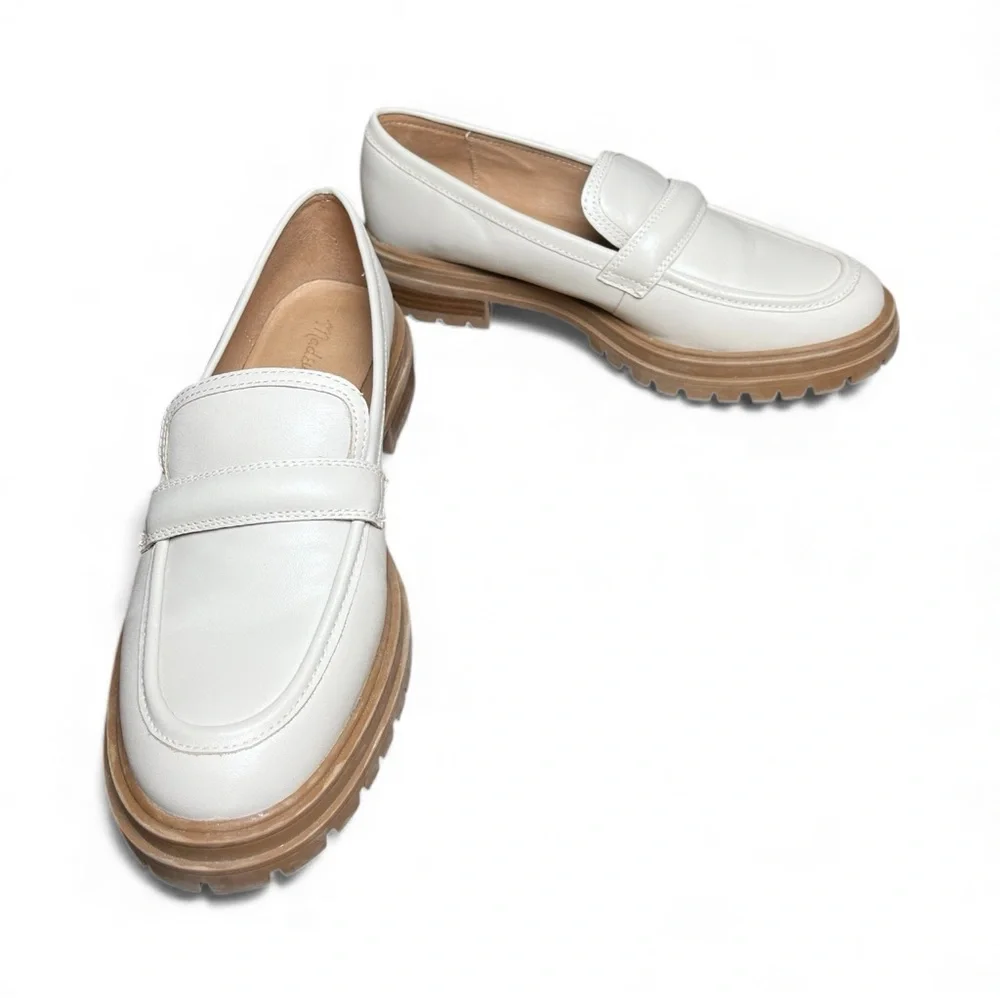 Madewell Lugsole Leather Loafer Sz 9 - Picture 3 of 9
